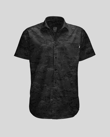 Night Ops Camo Button Down Button Down Greater Half S Black